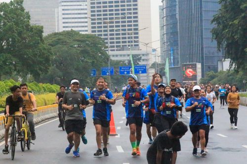 Race photo from Road to BAF Lions Run 2024