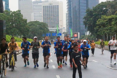 Race photo from Road to BAF Lions Run 2024