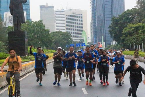 Race photo from Road to BAF Lions Run 2024