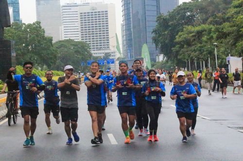 Race photo from Road to BAF Lions Run 2024