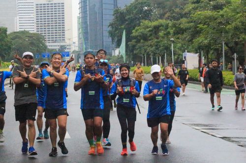 Race photo from Road to BAF Lions Run 2024