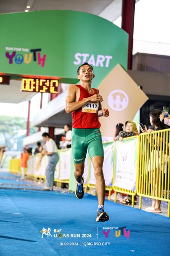 Race photo from BAF LIONS RUN 2024
