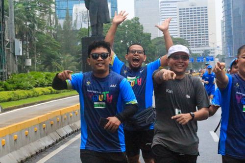 Race photo from Road to BAF Lions Run 2024