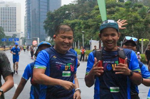 Race photo from Road to BAF Lions Run 2024