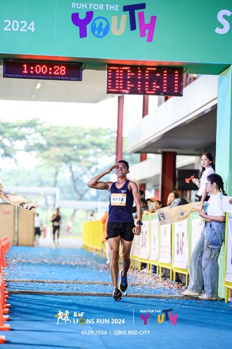 Race photo from BAF LIONS RUN 2024