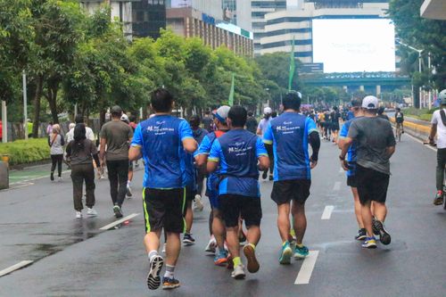 Race photo from Road to BAF Lions Run 2024