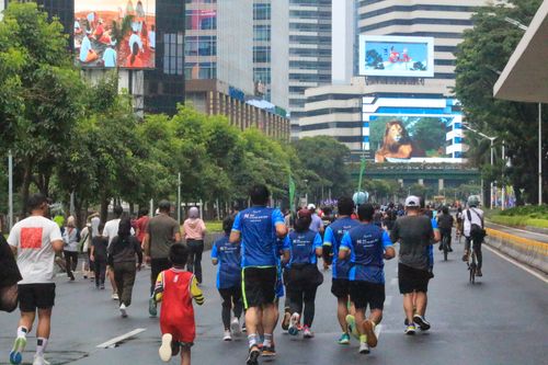 Race photo from Road to BAF Lions Run 2024