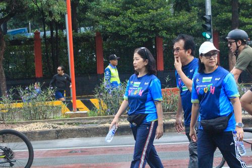 Race photo from Road to BAF Lions Run 2024