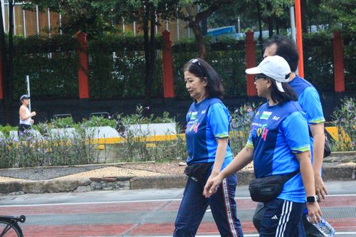 Race photo from Road to BAF Lions Run 2024