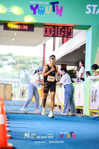 Race photo from BAF LIONS RUN 2024