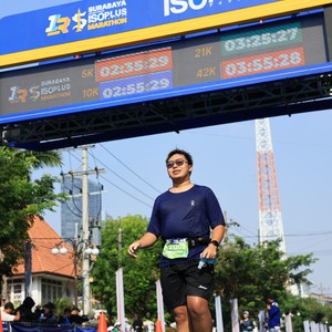 Race photo from SURABAYA ISOPLUS MARATHON 2026