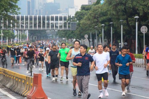 Race photo from Road to BAF Lions Run 2024