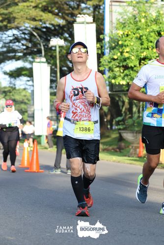 Race photo from Taman Budaya x BOGORUN 2025