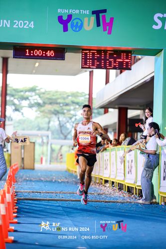 Race photo from BAF LIONS RUN 2024
