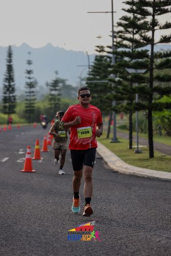 Race photo from CISANGKAN KBP CITY RUN 2025