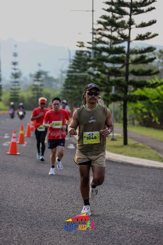 Race photo from CISANGKAN KBP CITY RUN 2025