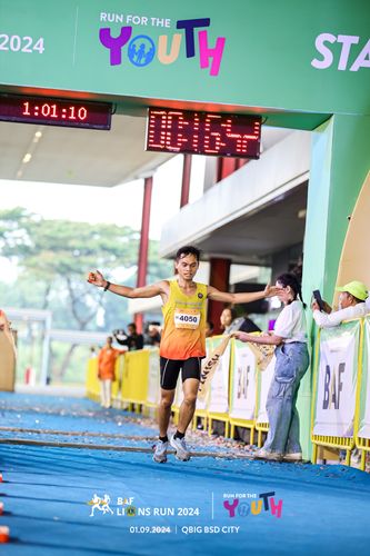 Race photo from BAF LIONS RUN 2024