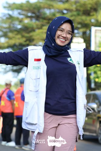 Race photo from Taman Budaya x BOGORUN 2025