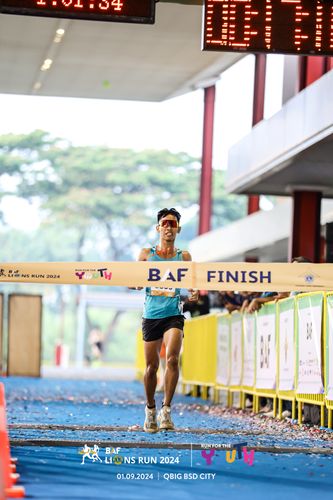 Race photo from BAF LIONS RUN 2024