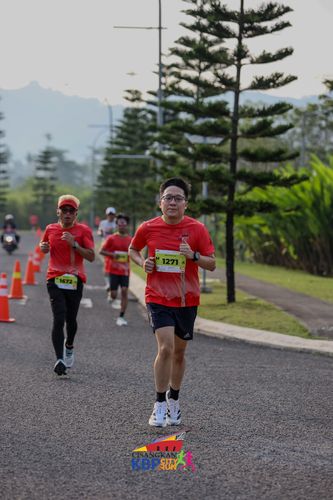 Race photo from CISANGKAN KBP CITY RUN 2025