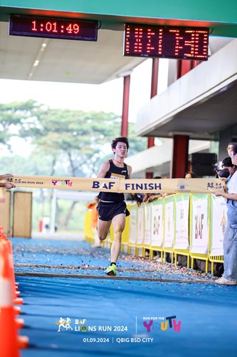 Race photo from BAF LIONS RUN 2024