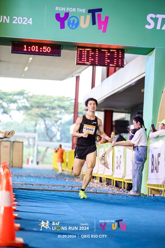Race photo from BAF LIONS RUN 2024