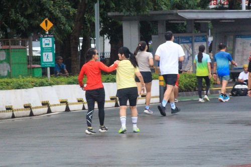 Race photo from Road to BAF Lions Run 2024
