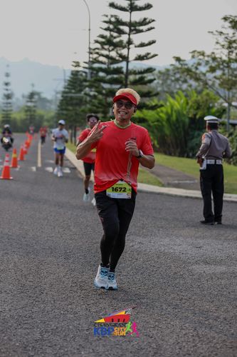 Race photo from CISANGKAN KBP CITY RUN 2025