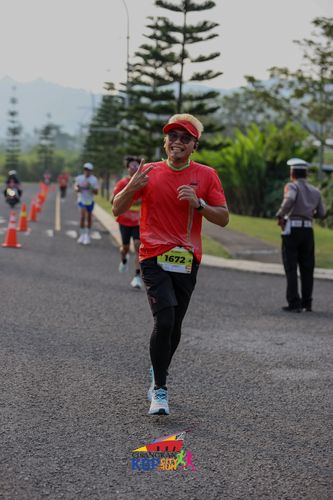 Race photo from CISANGKAN KBP CITY RUN 2025