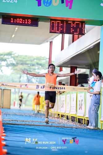Race photo from BAF LIONS RUN 2024