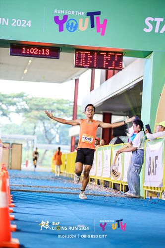 Race photo from BAF LIONS RUN 2024