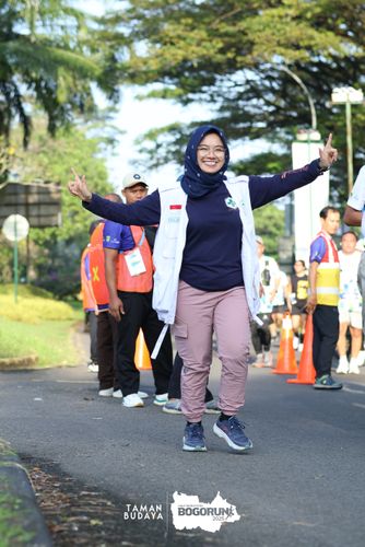 Race photo from Taman Budaya x BOGORUN 2025