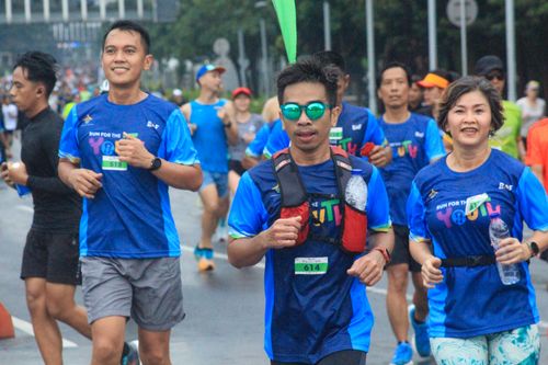 Race photo from Road to BAF Lions Run 2024