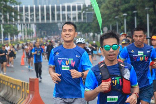 Race photo from Road to BAF Lions Run 2024