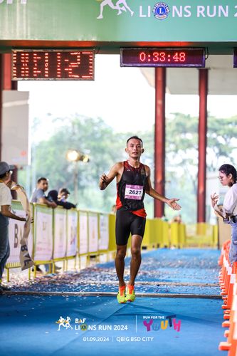 Race photo from BAF LIONS RUN 2024
