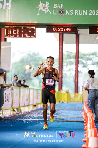 Race photo from BAF LIONS RUN 2024