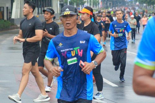 Race photo from Road to BAF Lions Run 2024