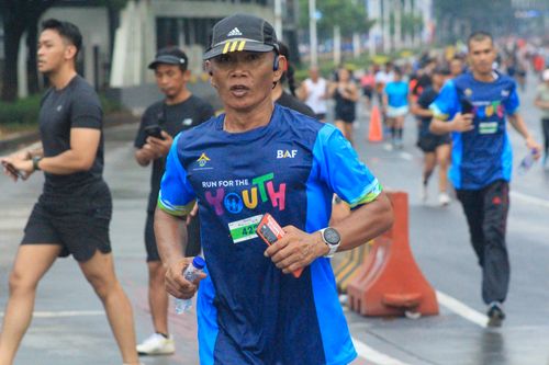 Race photo from Road to BAF Lions Run 2024