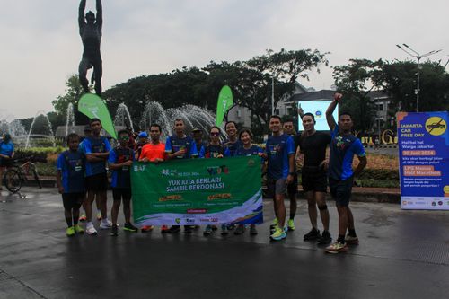 Race photo from Road to BAF Lions Run 2024