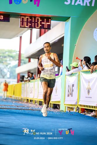 Race photo from BAF LIONS RUN 2024
