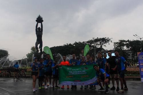 Race photo from Road to BAF Lions Run 2024