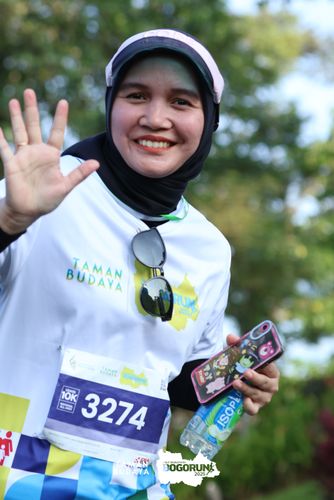 Race photo from Taman Budaya x BOGORUN 2025