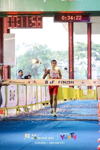 Race photo from BAF LIONS RUN 2024