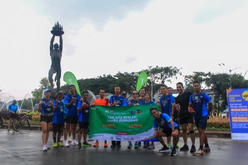 Race photo from Road to BAF Lions Run 2024