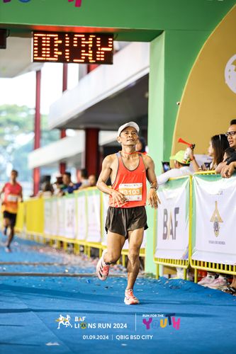 Race photo from BAF LIONS RUN 2024