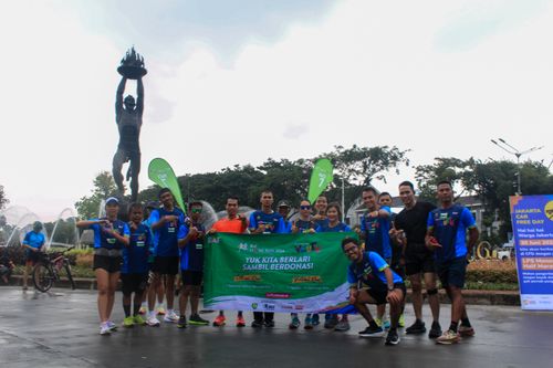 Race photo from Road to BAF Lions Run 2024