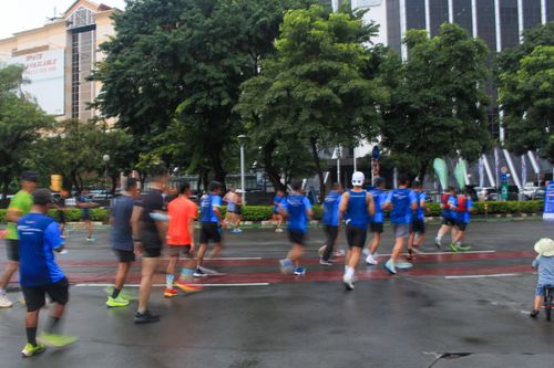 Race photo from Road to BAF Lions Run 2024