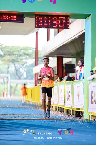 Race photo from BAF LIONS RUN 2024