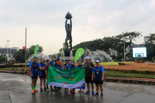 Race photo from Road to BAF Lions Run 2024