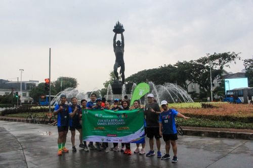 Race photo from Road to BAF Lions Run 2024